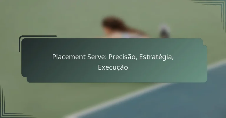 Placement Serve: Precisão, Estratégia, Execução
